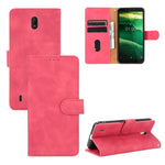 Tinta unita Skin Feel Fibbia magnetica Flip orizzontale Custodia in pelle PU con struttura in vitello con supporto e slot per schede e portafoglio, For Nokia 1.3, For Nokia 2.3, For Nokia 5.3, For Nokia 7.2 & 6.2, For Nokia C1