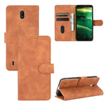 Tinta unita Skin Feel Fibbia magnetica Flip orizzontale Custodia in pelle PU con struttura in vitello con supporto e slot per schede e portafoglio, For Nokia 1.3, For Nokia 2.3, For Nokia 5.3, For Nokia 7.2 & 6.2, For Nokia C1