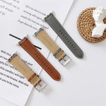 Cinturino in pelle con cuciture per Apple Watch 38-44mm