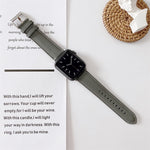Cinturino in pelle con cuciture per Apple Watch 38-44mm