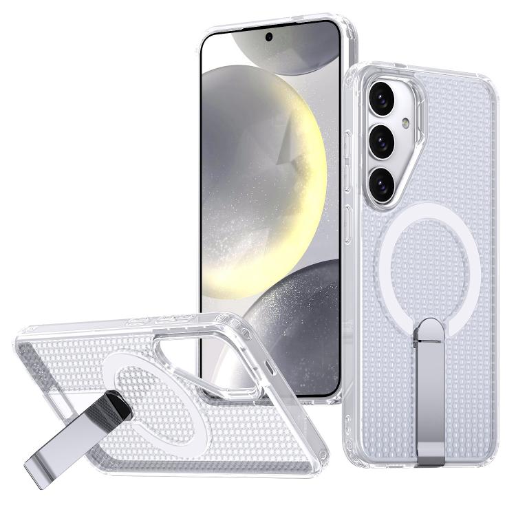 Custodia per telefono con supporto MagSafe di raffreddamento a nido d'ape, For Samsung Galaxy A06 5G / 4G, For Samsung Galaxy S25 5G / S24 5G, For Samsung Galaxy S25+ 5G / S24+ 5G, For Samsung Galaxy S25 Ultra 5G