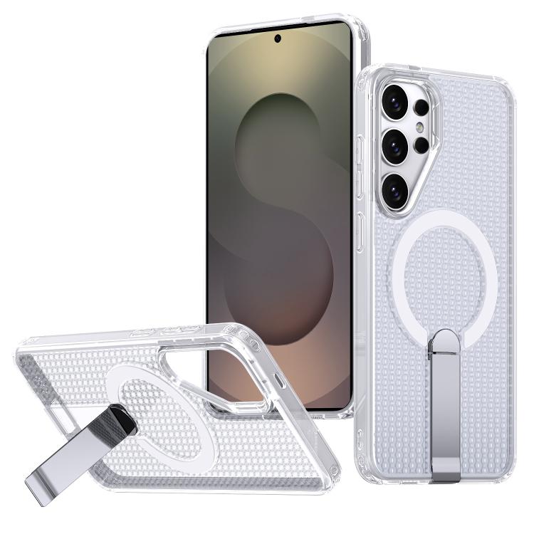Custodia per telefono con supporto MagSafe di raffreddamento a nido d'ape, For Samsung Galaxy A06 5G / 4G, For Samsung Galaxy S25 5G / S24 5G, For Samsung Galaxy S25+ 5G / S24+ 5G, For Samsung Galaxy S25 Ultra 5G