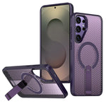 Custodia per telefono con supporto MagSafe di raffreddamento a nido d'ape, For Samsung Galaxy Xcover7 Pro, For Samsung Galaxy Xcover7, For Samsung Galaxy S24 Ultra 5G, For Samsung Galaxy S23+ 5G