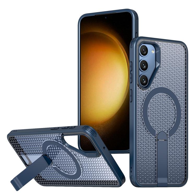 Custodia per telefono con supporto MagSafe di raffreddamento a nido d'ape, For Samsung Galaxy Xcover7 Pro, For Samsung Galaxy Xcover7, For Samsung Galaxy S24 Ultra 5G, For Samsung Galaxy S23+ 5G