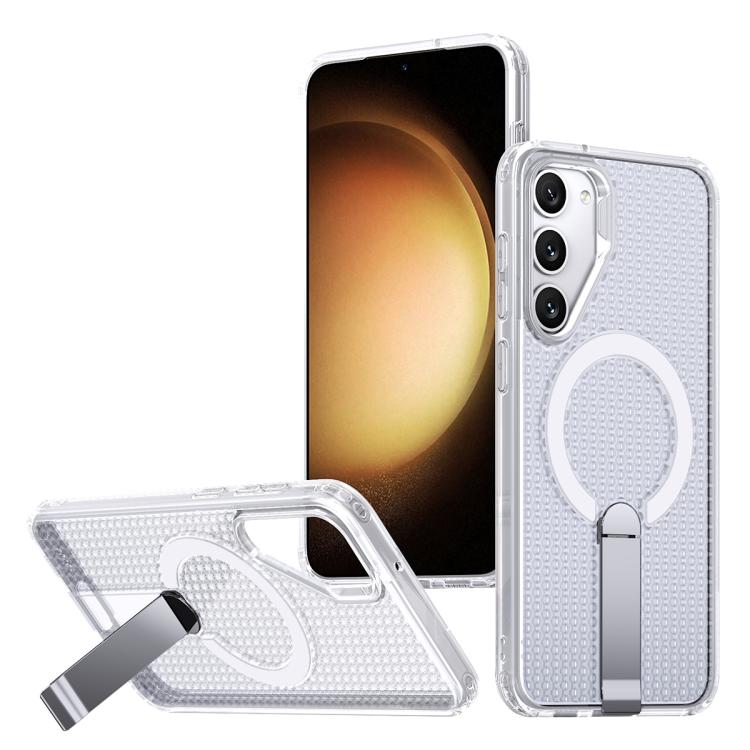 Custodia per telefono con supporto MagSafe di raffreddamento a nido d'ape, For Samsung Galaxy Xcover7 Pro, For Samsung Galaxy Xcover7, For Samsung Galaxy S24 Ultra 5G, For Samsung Galaxy S23+ 5G