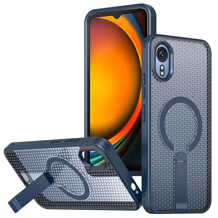 Custodia per telefono con supporto MagSafe di raffreddamento a nido d'ape, For Samsung Galaxy Xcover7 Pro, For Samsung Galaxy Xcover7, For Samsung Galaxy S24 Ultra 5G, For Samsung Galaxy S23+ 5G