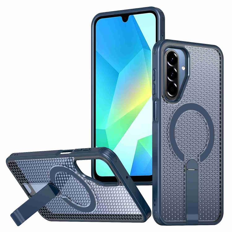 Custodia per telefono con supporto MagSafe di raffreddamento a nido d'ape, For Samsung Galaxy S26 Ultra 5G, For Samsung Galaxy A07 4G, For Samsung Galaxy A17 5G, For Samsung Galaxy M56 / F56 5G