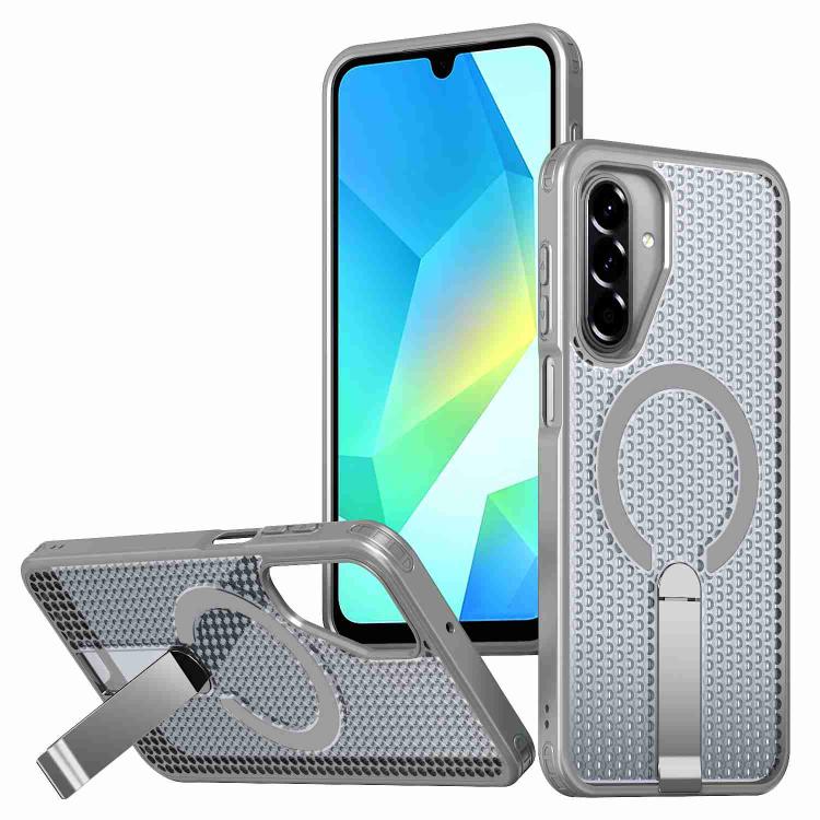 Custodia per telefono con supporto MagSafe di raffreddamento a nido d'ape, For Samsung Galaxy S26 Ultra 5G, For Samsung Galaxy A07 4G, For Samsung Galaxy A17 5G, For Samsung Galaxy M56 / F56 5G
