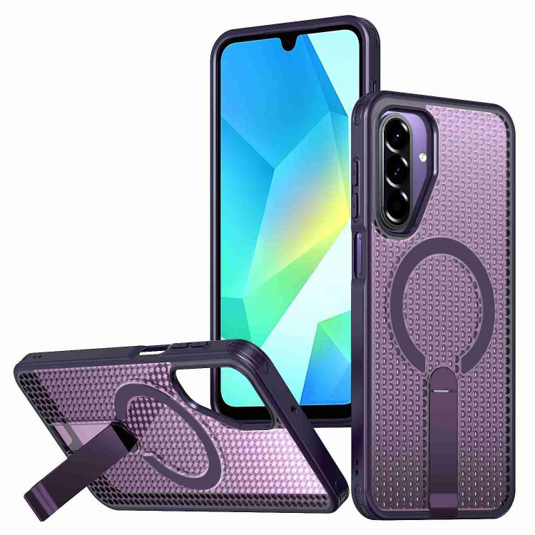 Custodia per telefono con supporto MagSafe di raffreddamento a nido d'ape, For Samsung Galaxy S26 Ultra 5G, For Samsung Galaxy A07 4G, For Samsung Galaxy A17 5G, For Samsung Galaxy M56 / F56 5G