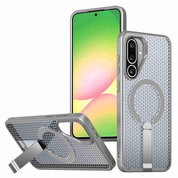 Custodia per telefono con supporto MagSafe di raffreddamento a nido d'ape, For Samsung Galaxy S26 Ultra 5G, For Samsung Galaxy A07 4G, For Samsung Galaxy A17 5G, For Samsung Galaxy M56 / F56 5G