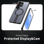 Custodia per telefono con supporto MagSafe di raffreddamento a nido d'ape, For Samsung Galaxy S26 Ultra 5G, For Samsung Galaxy A07 4G, For Samsung Galaxy A17 5G, For Samsung Galaxy M56 / F56 5G