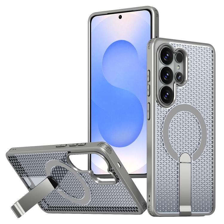Custodia per telefono con supporto MagSafe di raffreddamento a nido d'ape, For Samsung Galaxy S26 Ultra 5G, For Samsung Galaxy A07 4G, For Samsung Galaxy A17 5G, For Samsung Galaxy M56 / F56 5G