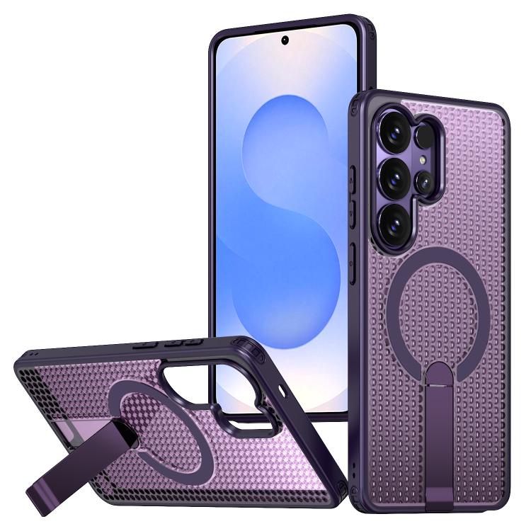 Custodia per telefono con supporto MagSafe di raffreddamento a nido d'ape, For Samsung Galaxy S26 Ultra 5G, For Samsung Galaxy A07 4G, For Samsung Galaxy A17 5G, For Samsung Galaxy M56 / F56 5G