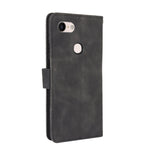 Tinta unita Skin Feel Fibbia magnetica Flip orizzontale Custodia in pelle PU con struttura in vitello con supporto e slot per schede e portafoglio, For Google Pixel 3, For Google Pixel 3 XL, For Google Pixel 4, For Google Pixel 4 XL