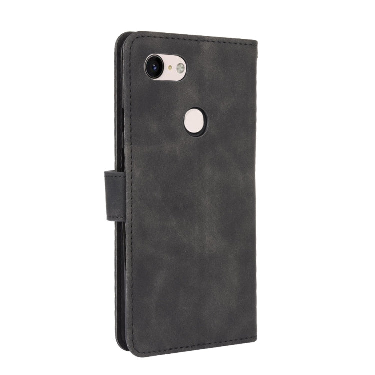 Tinta unita Skin Feel Fibbia magnetica Flip orizzontale Custodia in pelle PU con struttura in vitello con supporto e slot per schede e portafoglio, For Google Pixel 3, For Google Pixel 3 XL, For Google Pixel 4, For Google Pixel 4 XL