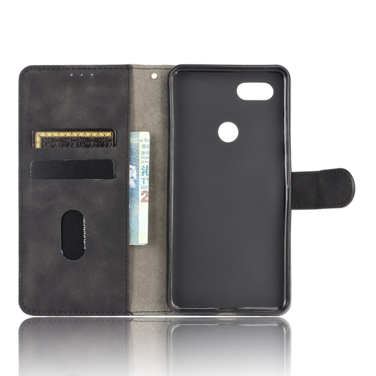 Tinta unita Skin Feel Fibbia magnetica Flip orizzontale Custodia in pelle PU con struttura in vitello con supporto e slot per schede e portafoglio, For Google Pixel 3, For Google Pixel 3 XL, For Google Pixel 4, For Google Pixel 4 XL