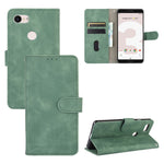 Tinta unita Skin Feel Fibbia magnetica Flip orizzontale Custodia in pelle PU con struttura in vitello con supporto e slot per schede e portafoglio, For Google Pixel 3, For Google Pixel 3 XL, For Google Pixel 4, For Google Pixel 4 XL