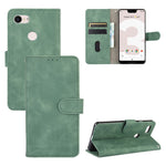 Tinta unita Skin Feel Fibbia magnetica Flip orizzontale Custodia in pelle PU con struttura in vitello con supporto e slot per schede e portafoglio, For Google Pixel 3, For Google Pixel 3 XL, For Google Pixel 4, For Google Pixel 4 XL
