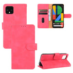Tinta unita Skin Feel Fibbia magnetica Flip orizzontale Custodia in pelle PU con struttura in vitello con supporto e slot per schede e portafoglio, For Google Pixel 3, For Google Pixel 3 XL, For Google Pixel 4, For Google Pixel 4 XL