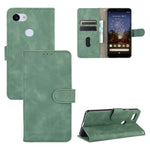 Tinta unita Skin Feel Fibbia magnetica Flip orizzontale Custodia in pelle PU con struttura in vitello con supporto e slot per schede e portafoglio, For Google Pixel 4a, For Google Pixel 3a XL, For Google Pixel 3a