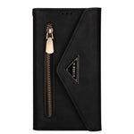 Custodia in pelle flip orizzontale con cerniera Skin Feel con supporto e slot per schede e cornice per foto e cordino e corda lunga, For Huawei Mate 20 Lite / Maimang 7