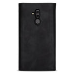 Custodia in pelle flip orizzontale con cerniera Skin Feel con supporto e slot per schede e cornice per foto e cordino e corda lunga, For Huawei Mate 20 Lite / Maimang 7