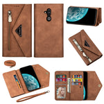 Custodia in pelle flip orizzontale con cerniera Skin Feel con supporto e slot per schede e cornice per foto e cordino e corda lunga, For Huawei Mate 20 Lite / Maimang 7