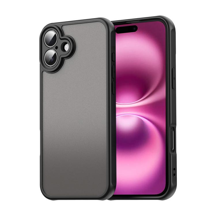 Custodia per telefono in TPU ibrida per PC satinato Fan Dun Series, For iPhone 17, For iPhone Air, For iPhone 16 Pro Max, For iPhone 16 Pro, For iPhone 16 Plus, For iPhone 16