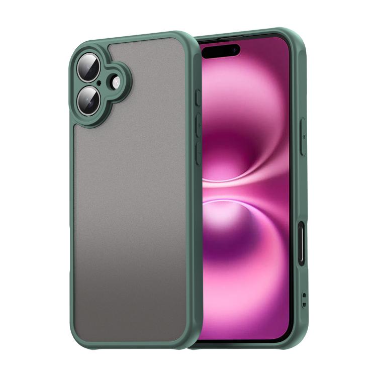 Custodia per telefono in TPU ibrida per PC satinato Fan Dun Series, For iPhone 17, For iPhone Air, For iPhone 16 Pro Max, For iPhone 16 Pro, For iPhone 16 Plus, For iPhone 16