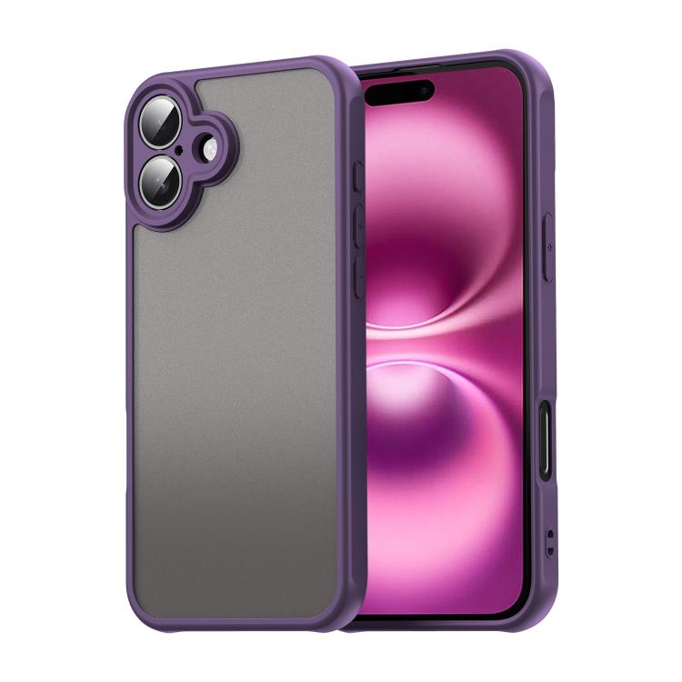 Custodia per telefono in TPU ibrida per PC satinato Fan Dun Series, For iPhone 17, For iPhone Air, For iPhone 16 Pro Max, For iPhone 16 Pro, For iPhone 16 Plus, For iPhone 16