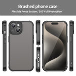 Custodia per telefono in TPU ibrida per PC satinato Fan Dun Series, For iPhone 15 Pro Max, For iPhone 15 Pro, For iPhone 15 Plus, For iPhone 15, For iPhone 14 Plus, For iPhone 14