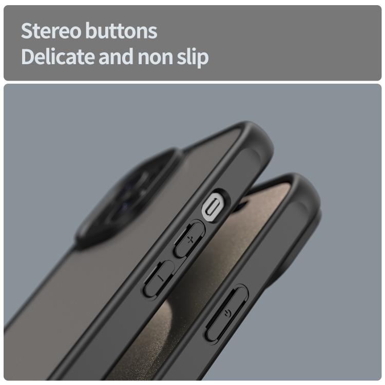 Custodia per telefono in TPU ibrida per PC satinato Fan Dun Series, For iPhone 15 Pro Max, For iPhone 15 Pro, For iPhone 15 Plus, For iPhone 15, For iPhone 14 Plus, For iPhone 14