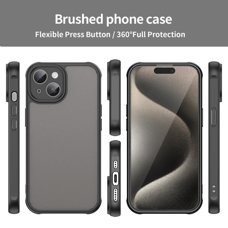 Custodia per telefono in TPU ibrida per PC satinato Fan Dun Series, For iPhone 14 Pro, For iPhone 14 Pro Max, For iPhone 13 Pro Max, For iPhone 13 Pro, For iPhone 13, For iPhone 12