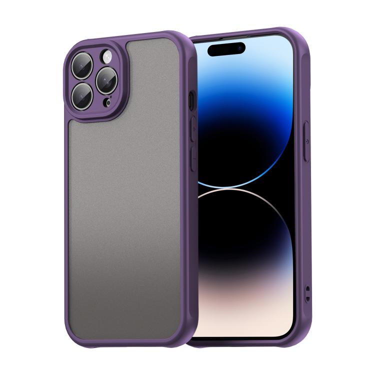 Custodia per telefono in TPU ibrida per PC satinato Fan Dun Series, For iPhone 14 Pro, For iPhone 14 Pro Max, For iPhone 13 Pro Max, For iPhone 13 Pro, For iPhone 13, For iPhone 12