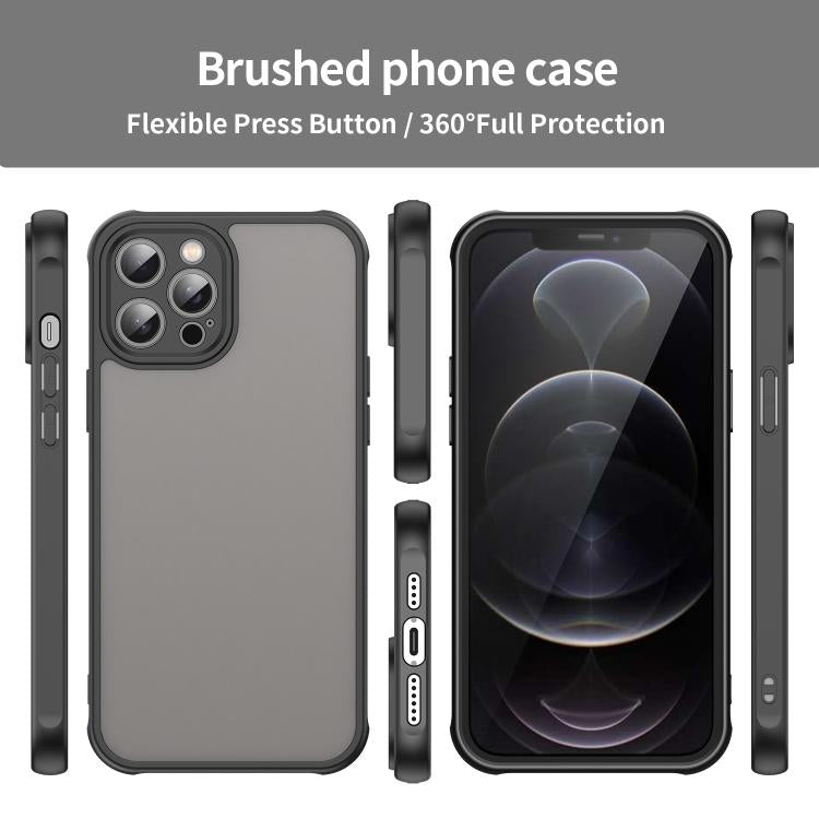 Custodia per telefono in TPU ibrida per PC satinato Fan Dun Series, For iPhone 12 Pro Max, For iPhone 12 Pro, For iPhone 11 Pro Max, For iPhone 11, For iPhone 11 Pro