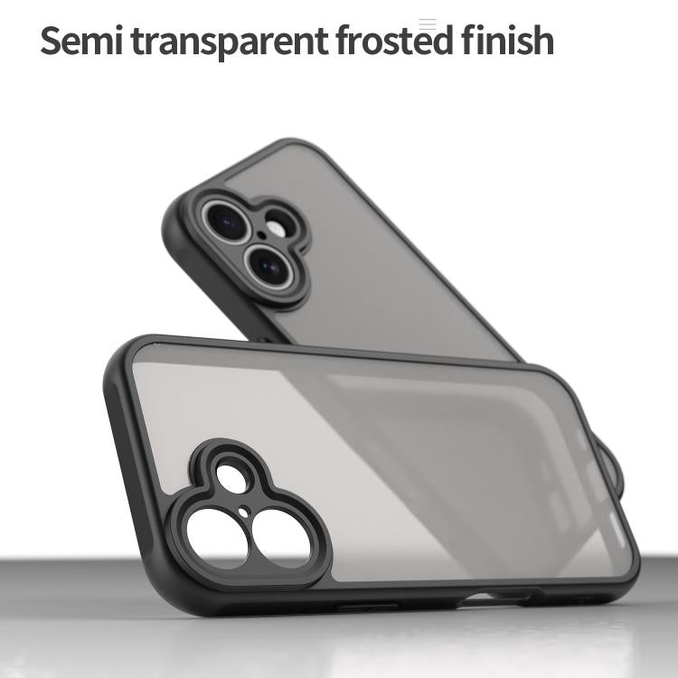 Custodia per telefono in TPU ibrida per PC satinato Fan Dun Series, For iPhone 18, For iPhone 18 Pro, For iPhone 18 Pro Max, For iPhone 17e / 16e, For iPhone 17 Pro Max, For iPhone 17 Pro