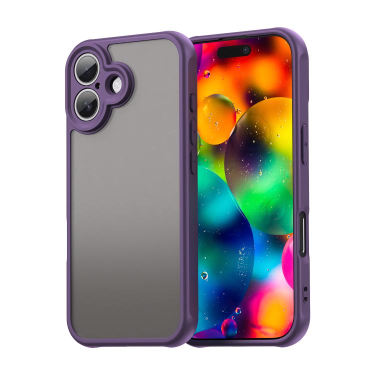Custodia per telefono in TPU ibrida per PC satinato Fan Dun Series, For iPhone 18, For iPhone 18 Pro, For iPhone 18 Pro Max, For iPhone 17e / 16e, For iPhone 17 Pro Max, For iPhone 17 Pro
