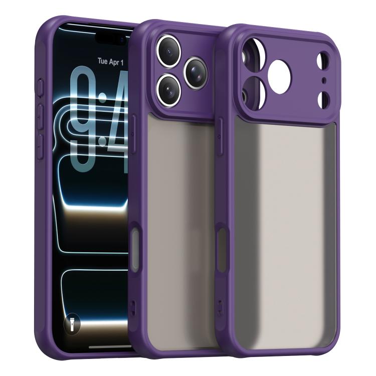 Custodia per telefono in TPU ibrida per PC satinato Fan Dun Series, For iPhone 18, For iPhone 18 Pro, For iPhone 18 Pro Max, For iPhone 17e / 16e, For iPhone 17 Pro Max, For iPhone 17 Pro