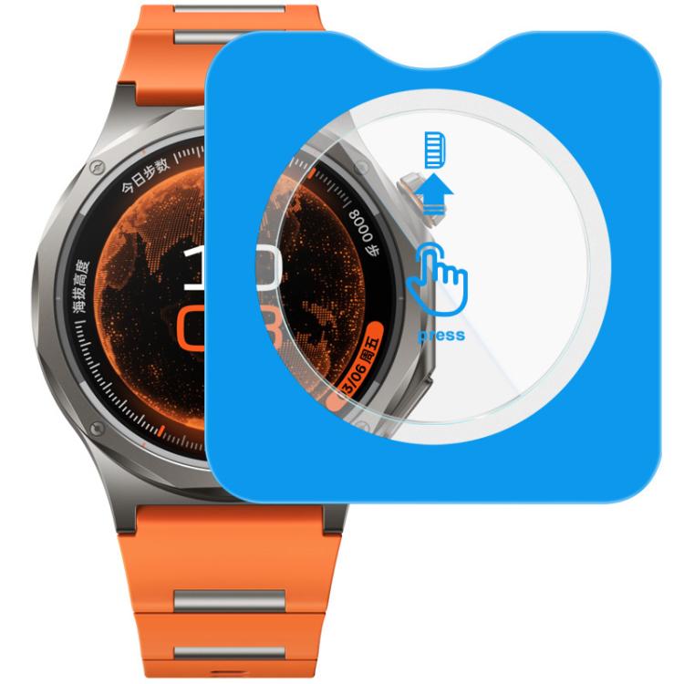 Pellicola per orologi in vetro temperato imak, versione autoposizionante, For OPPO Watch X3 Mini High Gloss Gold, For OPPO Watch X3, For OPPO Watch X2