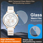 Pellicola per orologi in vetro temperato imak, versione autoposizionante, For OPPO Watch X3 Mini High Gloss Gold, For OPPO Watch X3, For OPPO Watch X2
