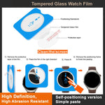 Pellicola per orologi in vetro temperato imak, versione autoposizionante, For OPPO Watch X3 Mini High Gloss Gold, For OPPO Watch X3, For OPPO Watch X2