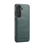 Fierre Shann FS-027 Custodia magnetica per telefono MagSafe con texture in pelle di mucca, For Samsung Galaxy S26+ 5G, For Samsung Galaxy S26 Ultra 5G, For Samsung Galaxy S26 5G, For Samsung Galaxy S25 5G
