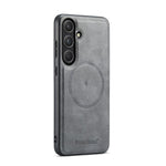 Fierre Shann FS-027 Custodia magnetica per telefono MagSafe con texture in pelle di mucca, For Samsung Galaxy S26+ 5G, For Samsung Galaxy S26 Ultra 5G, For Samsung Galaxy S26 5G, For Samsung Galaxy S25 5G