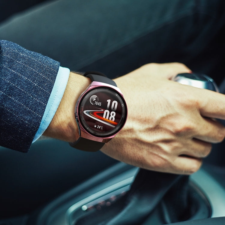 Proteggi schermo in vetro temperato 2 in 1 + Custodia per PC completamente placcata, For Huawei Watch GT2e