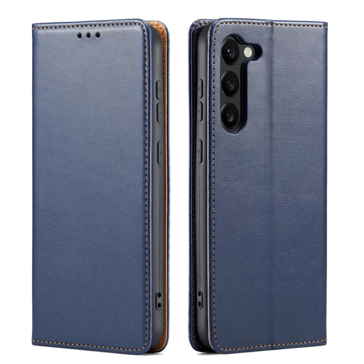 Custodia per telefono Fierre Shann PU in vera pelle, For Samsung Galaxy S26+ 5G, For Samsung Galaxy S26 Ultra 5G, For Samsung Galaxy S26 5G, For Samsung Galaxy S25 Edge 5G, For Samsung Galaxy S25 5G, For Samsung Galaxy S25+ 5G