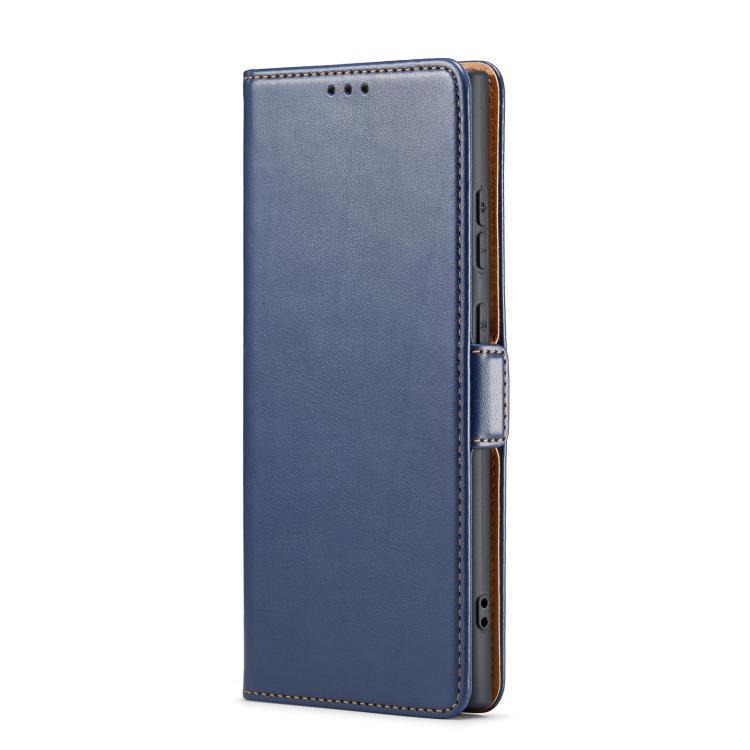 Custodia per telefono Fierre Shann PU in vera pelle, For Samsung Galaxy S25 Ultra 5G