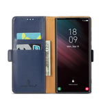 Custodia per telefono Fierre Shann PU in vera pelle, For Samsung Galaxy S25 Ultra 5G