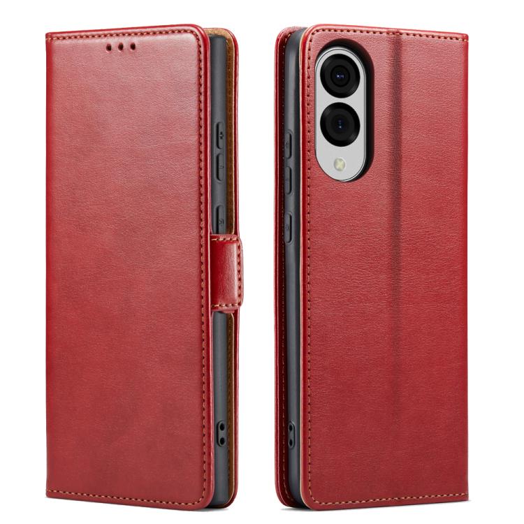 Custodia per telefono Fierre Shann PU in vera pelle, For Samsung Galaxy S26+ 5G, For Samsung Galaxy S26 Ultra 5G, For Samsung Galaxy S26 5G, For Samsung Galaxy S25 Edge 5G, For Samsung Galaxy S25 5G, For Samsung Galaxy S25+ 5G