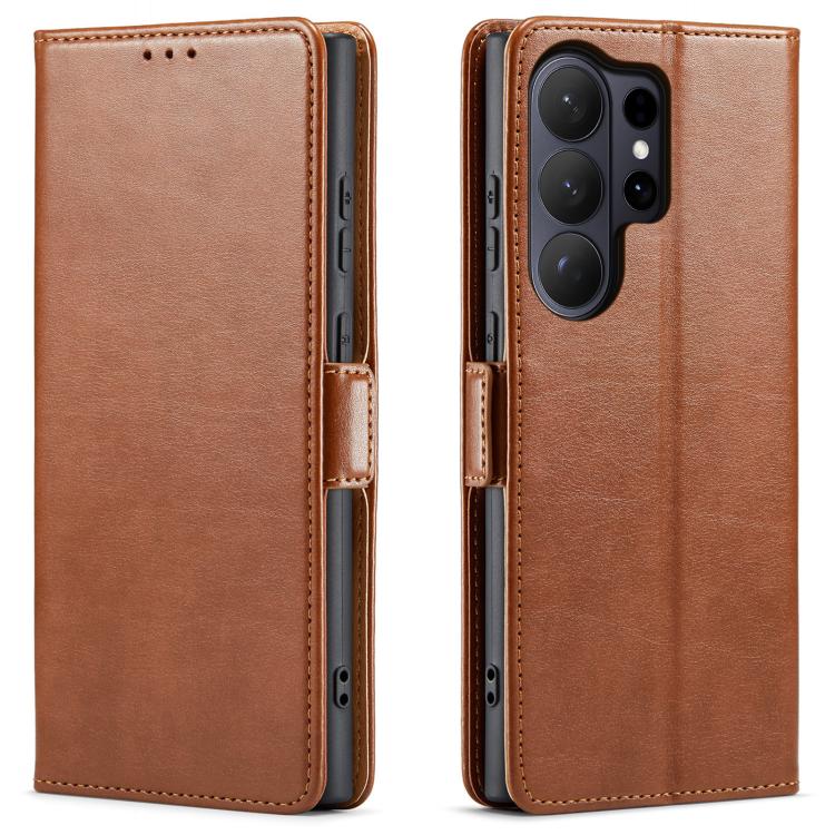 Custodia per telefono Fierre Shann PU in vera pelle, For Samsung Galaxy S26+ 5G, For Samsung Galaxy S26 Ultra 5G, For Samsung Galaxy S26 5G, For Samsung Galaxy S25 Edge 5G, For Samsung Galaxy S25 5G, For Samsung Galaxy S25+ 5G