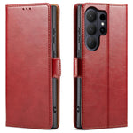 Custodia per telefono Fierre Shann PU in vera pelle, For Samsung Galaxy S26+ 5G, For Samsung Galaxy S26 Ultra 5G, For Samsung Galaxy S26 5G, For Samsung Galaxy S25 Edge 5G, For Samsung Galaxy S25 5G, For Samsung Galaxy S25+ 5G